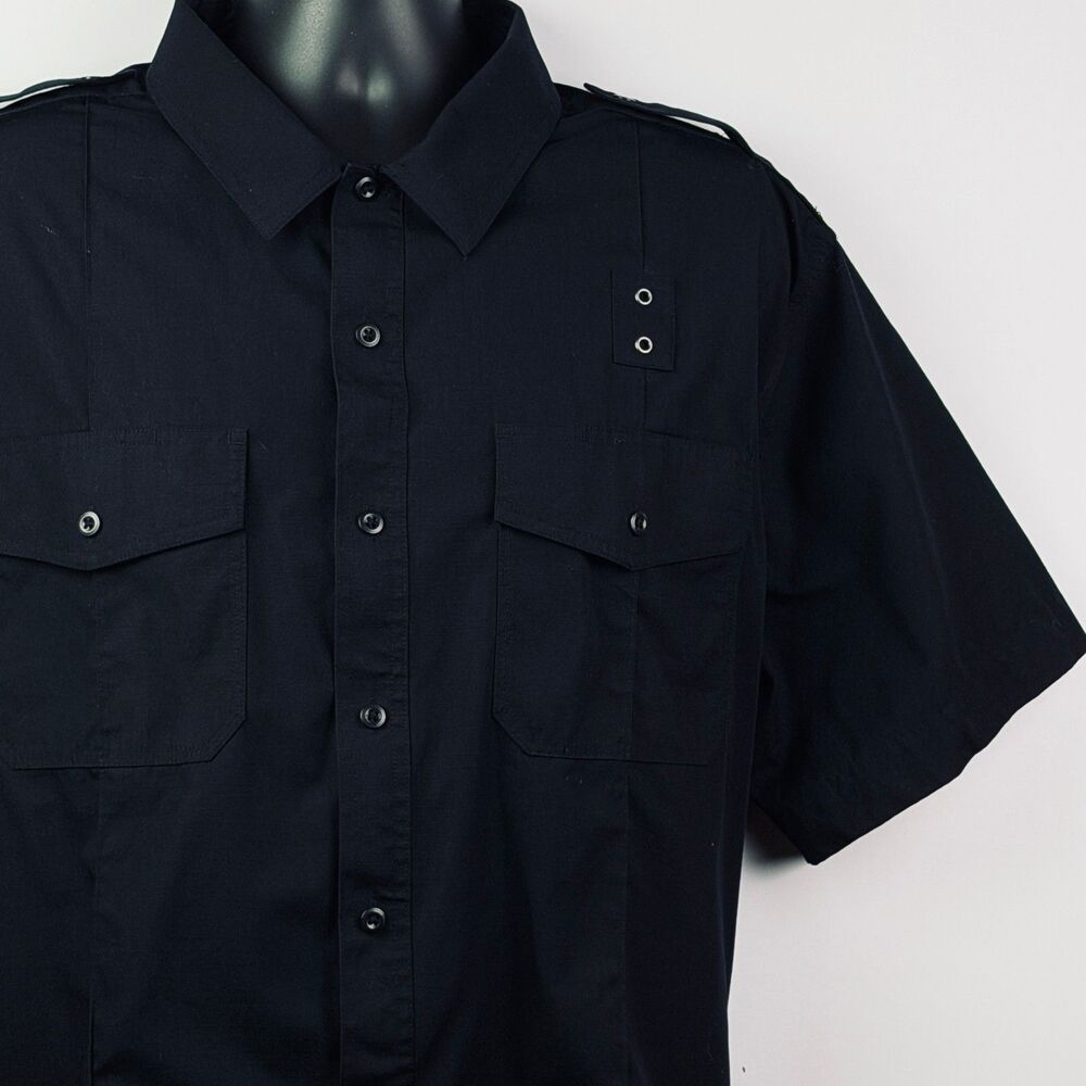 5.11 Tactical Black Uniform Ripstop Shirt Mens 2XL